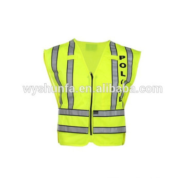 Gilets de sécurité ANSI / ISEA avec veste d&#39;autocollant, vêtements réfléchissants ignifugés